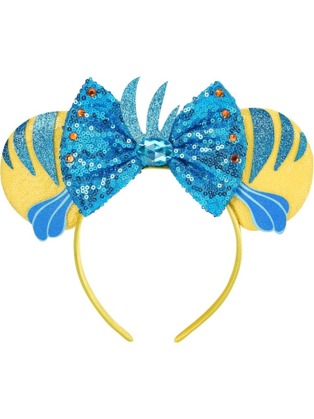 Women Blue Yellow Cartoon Mickey Mouse Costume Headband For Cosplay - Picture 1 of 7